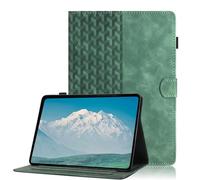Funda para Samsung Galaxy Tab A 10.1 Pulgadas 2019 T510/T515 PU Cuero Flip Tableta Cover Carcasa Case con Cierre Magnético Múltiple Ángulo Soporte y Ranura para Tarjetas, Verde