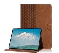 Funda para Samsung Galaxy Tab A 10.1 Pulgadas 2019 T510/T515 PU Cuero Flip Tableta Cover Carcasa Case con Cierre Magnético Múltiple Ángulo Soporte y Ranura para Tarjetas, Marrón