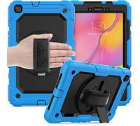 Funda para Samsung Galaxy Tab A 8.0" 2019 (SM-T290/295/297) Funda con portalápices, Funda a Prueba de caídas para SM-T290/T295/T297 - Azul