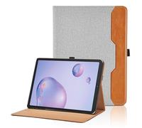 Funda para Samsung Galaxy Tab A 8.4 2020 SM-T307 PU Cuero Flip Tableta Carcasa con Bolsillo y PortaláPices Múltiple Ángulo Soporte Cubierta Tablet Case con Supporto Funzione, Gris