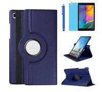 Funda para Samsung Galaxy Tab A7 Lite 8.7'' 2021 Casos (SM-T220 SM-T225 SM-T227),360 Rotación Soporte Protección Cubrir Case,Tener bolígrafo,Película Protectora (Blue)