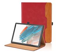 Funda para Samsung Galaxy Tab A8 de 10.5 Pulgadas 2022 (SM-X200/X205/X207), Funda de Tablet de Cuero PU Premium con Correa para la Mano, Bolsillo Grande, función de Encendido/Apagado automático