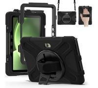 Funda para Samsung Galaxy Tab Active5 / Active4 Pro, Tab Active Pro 10.1, Resistente a los Golpes, protección contra caídas con Soporte 360, Correa de Mano y Correa para el Hombro para SM-X350/X356B