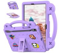 Funda para Samsung Galaxy Tab S10 Lite de 10.9 pulgadas 2025 SM-X400/X406, mango con soporte, con soporte para bolígrafo S, dibujos animados lindos, funda ligera de espuma EVA a prueba de golpes