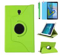 Funda para Samsung Galaxy Tab S4 10.5'' 2018 Casos (SM-T830 SM-T835 SM-T837),360 Rotación Soporte Protección Cubrir Inteligente Case,Tener bolígrafo,Película Protectora (Green)