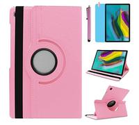 Funda para Samsung Galaxy Tab S5e 10.5'' 2019 Casos (SM-T720 SM-T725 SM-T727),360 Rotación Soporte Protección Cubrir Inteligente Case,Tener bolígrafo,Película Protectora (Pink)