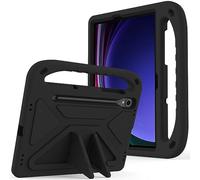 Funda para Samsung Galaxy Tab S9 de 11 pulgadas 2023 X710/X716B/X718U para niños, ligera, de EVA, a prueba de golpes, con soporte de asa y correa para el hombro, bonita funda para tableta, color negro