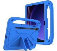 Funda para Samsung Galaxy Tab S9 de 11 pulgadas 2023 X710/X716B/X718U para niños, ligera, de EVA, a prueba de golpes, con soporte de asa y correa para el hombro, bonita funda para tableta. Azul