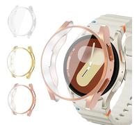 Funda para Samsung Galaxy Watch 7 Funda Protectora 40mm,3 Piezas Funda TPU para Funda Samsung Galaxy Watch7 40mm para Mujeres y Hombres,Accesorios para Galaxy Watch7,Funda Protectora para Smartwatch7