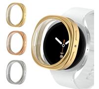 Funda para Samsung Galaxy Watch 8 Funda Protectora 44mm,Paquete 3 TPU Protección Completa Carcasa para Protector Galaxy Watch 8 44mm Mujer Hombre,Protectora Accesorios Galaxys Smartwatch 8