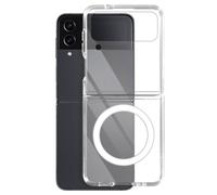 Funda para Samsung Galaxy Z Flip 4 Serie Rígida Cristal Mag Transparente