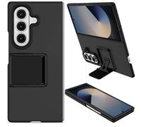 Funda para Samsung Galaxy Z Fold 7 5G, Carcasa Protección Deslizante para la Cámara, con 360 Grados Full Body Anti-Shock Anti-arañazos Case Protector Bumper Silicona y Armor Soporte Carcasa, Negro