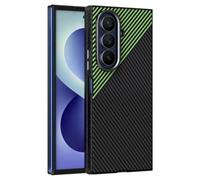 Funda para Samsung Galaxy Z Fold8 Ultra 5G, aspecto de carbono, protección | Funda magnética, protección de cámara, efecto carbono, parte trasera antigolpes