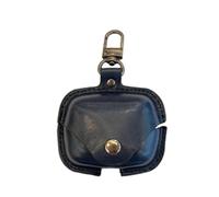 Funda para SHOKZ OpenDots ONE Wireless Earbuds, yystao PU Cuero Funda con Mosquetón, a prueba de polvo, a prueba de golpes y duradera, Azul