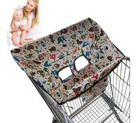 Funda para silla alta - Protector de asiento para carrito de compras para niños, adorable protector contra el polvo impreso para carrito de silla alta, cómodo obstáculo de seguridad para niñas, niños