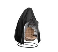 Funda Para Silla Colgante Funda impermeable de tela Oxford for silla de exterior con cremallera, anti-UV, for columpio de jardín, asiento de ratán(200x230CM)
