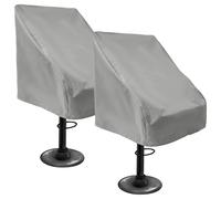 Funda para silla de barco, 2 piezas 420D impermeable Oxford tela capitán fundas para silla, 61 × 56 × 64 cm, cubierta protectora de alto uso para asiento de cubo, cubo, cubierta protectora para botas