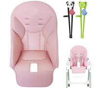 Funda para silla de bebé - Funda para silla alta para bebé | PU Leather High Chair Covers | Funda para silla de bebé | Asiento acolchado para niños
