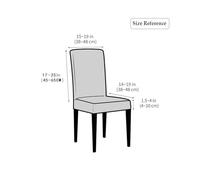 Funda para silla de comedor, fundas para sillas de comedor extraíbles y lavables, fundas para sillas de respaldo alto, fundas decorativas, fundas para asientos para hotel(Size:2pc,Color:Caqui)