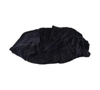 Funda para silla de comedor Home And Hotel hecha de tela elástica de terciopelo de zorro plateado, se adapta a sillas de brazo alto, resistente a las arrugas y a las bolitas, lavable a máquina (negro)