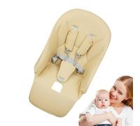 Funda para silla de comedor para bebé, cojín acolchado de piel sintética, asiento de alimentación, 80 x 40 x 2 cm, cómodas almohadillas de seguridad, accesorios para silla alta para hijos, hijas