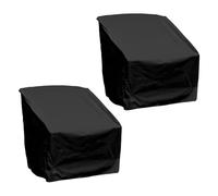 Funda para silla de exterior, funda para silla giratoria, 31 x 33 x 36 pulgadas, protector de muebles resistente a los rayos UV para porche, césped, playa, jardín