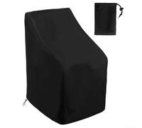 Funda para silla de jardín de tela Oxford 210D, resistente a la intemperie, con diseño inteligente y características de fácil mantenimiento (65 cm + bolsas de almacenamiento)