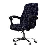 Funda para silla de oficina, funda para silla de oficina, silla de ordenador, silla giratoria, giratoria, extraíble, funda para silla de oficina