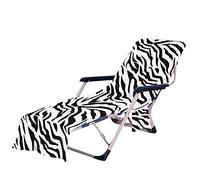 Funda para Silla de Playa PortáTil con Bolsillo, Animal Leopardo Patrón de Cebra Toalla de Playa,para La Pileta, Tomar Sol, para El JardíN, Actividades Al Aire Libre (Color C, 75 × 210 cm)
