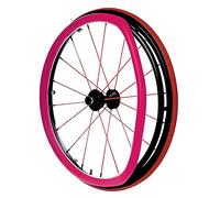 Funda Para Silla De Ruedas Deportiva Para Ruedas Traseras De 24 Pulgadas, Fundas Para Llantas De Empuje Para Sillas De Ruedas, Antideslizantes, Resistentes Al Desgaste, Elegante, 1 Par,Pink