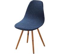 Funda para Silla Escandinava Elástica Impermeable De Jacquard Cubresillas para Comedor Alta A Medida Protectora(B,Lot de 6)