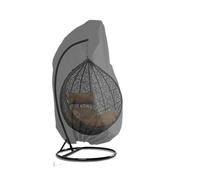 Funda Para Silla Huevo Funda for silla tipo huevo, fácil de manejar, con cordón elástico, ligera, duradera, soporte for colgar y cremallera, ideal for familias jardín Para Jardín(190x115cm)