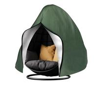 Funda Para Silla Huevo Funda Impermeable For Silla Colgante De Patio, For Exteriores, Un Solo Asiento, Con Cremallera, Resistente(Green,115X190CM)
