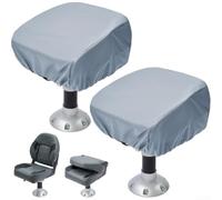 Funda para silla marina, resistente al agua, con revestimiento 210D, protector solar para barco, asiento plegable, equipo al aire libre, 50 x 46 cm (E)