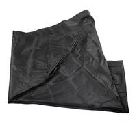 Funda para silla mecedora para exteriores, impermeable, resistente a la intemperie, de poliéster, giratoria, con protección antisuciedad y hebillas resistentes al viento, color negro, 70 x 83 x 99 cm