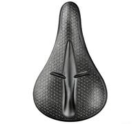 Funda para sillín de bicicleta a base de silicona con bordes reforzados y antideslizante para un posicionamiento consistente mientras conduces (negro)