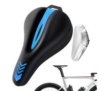Funda para Sillín De Bicicleta - con Proteccion Impermeable Y Almohadilla para Asiento,Silicona Sustituta Amortiguacion - para Ciclismo Unisex Adultos Y Ninos Cruiser