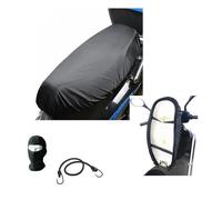 Funda para sillín de moto scooter compatible con Peugeot X Fight 50 WRC protege sillín impermeable de Oxford cubierta impermeable funda universal 120 x 75 cm