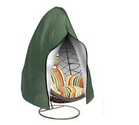 Funda Para Sillon Colgante Funda for silla colgante de huevo for patio, impermeable, resistente, for asiento individual o doble, protector de jardín(Green,115X190CM)