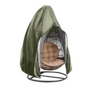 Funda Para Sillón Colgante Funda plegable for silla colgante tipo cáscara de huevo, protector solar, for jardín, exterior, impermeable(Deep Green,210D Double)