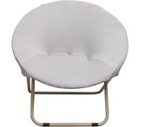 Funda para Sillón Luna Redondo, Elástica para Silla Plegable Y, Cubierta Transpirable Lavable para Dormitorio, Salón, Habitación Pequeña Escritorio(O)