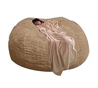 Funda para sillón Tipo puf Gigante de 5/6/7 pies, Suave y mullida, Ideal para sofás reclinables y Salas de Estar (sin Relleno).