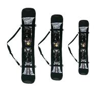 Funda para snowboard - Bolsa de esquí acolchada, receptor de viaje pesado, carcasa para equipos de deportes de invierno, equipo de snowboard al aire libre, protección duradera e impermeable para esquí