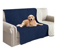 Funda para Sofá, 100% Impermeable Funda para Cama De Perro, Protector De Muebles De Arañazos Reutilizables para Niños, Perros Y Gatos (Azul Marino,30X53in-76x135cm)