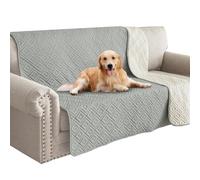 Funda para Sofá, 100% Impermeable Funda para Cama De Perro, Protector De Muebles De Arañazos Reutilizables para Niños, Perros Y Gatos (Gris Claro,30X53in-76x135cm)