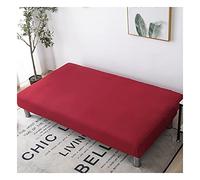 Funda para Sofá Cama Funda Plegable Universal Funda Sofá Cama Clic Clac 3 Plazas Elastica Sin Brazos Sin Apoyabrazos para Sala De Estar (Color : #14, Size : 190-210cm/74.8-82.6in)
