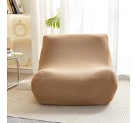 Funda para Sofá Cama Sin Brazos, Terciopelo Funda Sofa Clic Clac de 1 Plazas, Elástico Antideslizante sin Reposabrazos Protector para Sofás Sala de Estar(K)