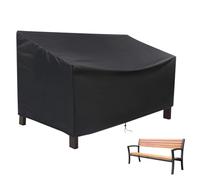 Funda para sofá de patio, protector impermeable, protector solar, correa ajustable para muebles para banco al aire libre, sofá junto a la piscina, silla de balcón, asientos apilables, casa de playa o