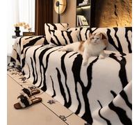 Funda Para Sofá Manta Protectora Resistente Y Universal Con Rayas Blancas Y Negras Protector De Muebles Para Sofás De 1 2 3 Y 4 Plazas Sofás De Dos Plazas Y Sofás Rinconeros En Forma De L(180*420cm)