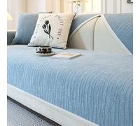 Funda para sofá, Protector de Muebles, con Partículas De Silicona Antideslizantes para 1 2 3 4 Plazas, Seccional y Forma L(3,70X120CM)